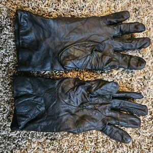 Fownes leather gloves cashmere lined